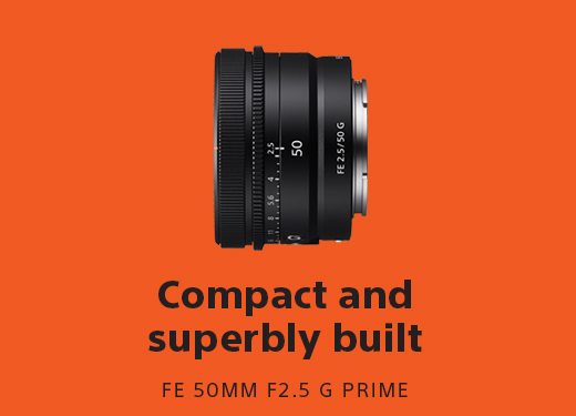 Compact and superbly built | FE 50MM F2.5 G PRIME LENS