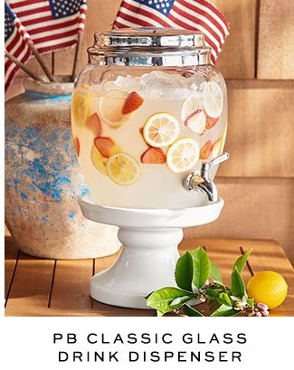 PB CLASIC GLASS DRINK DISPENSER
