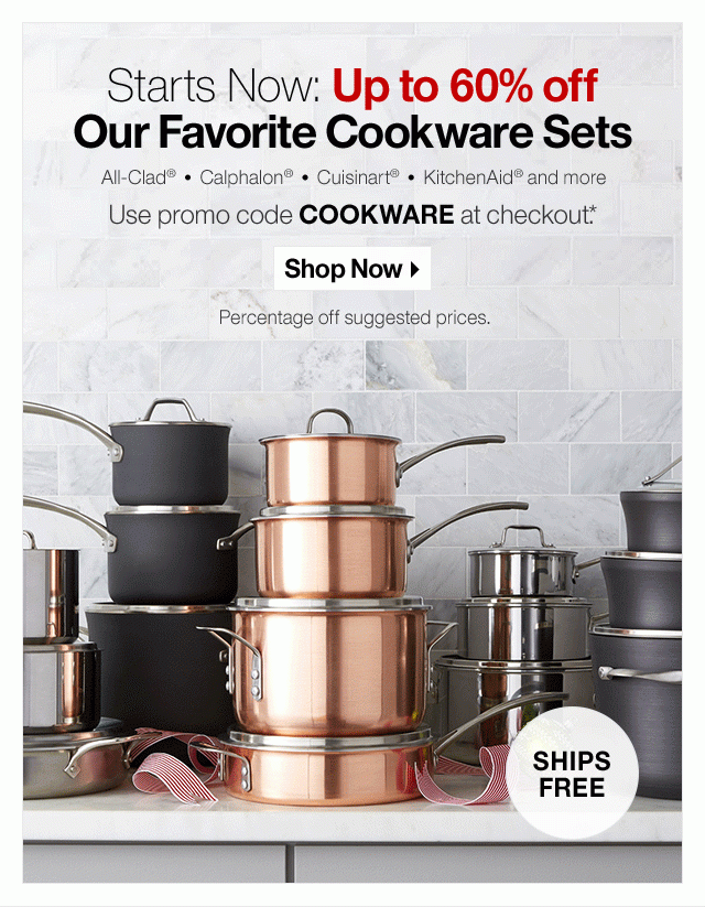 Starts Now: Up to 60% off Our Favorite Cookware Sets