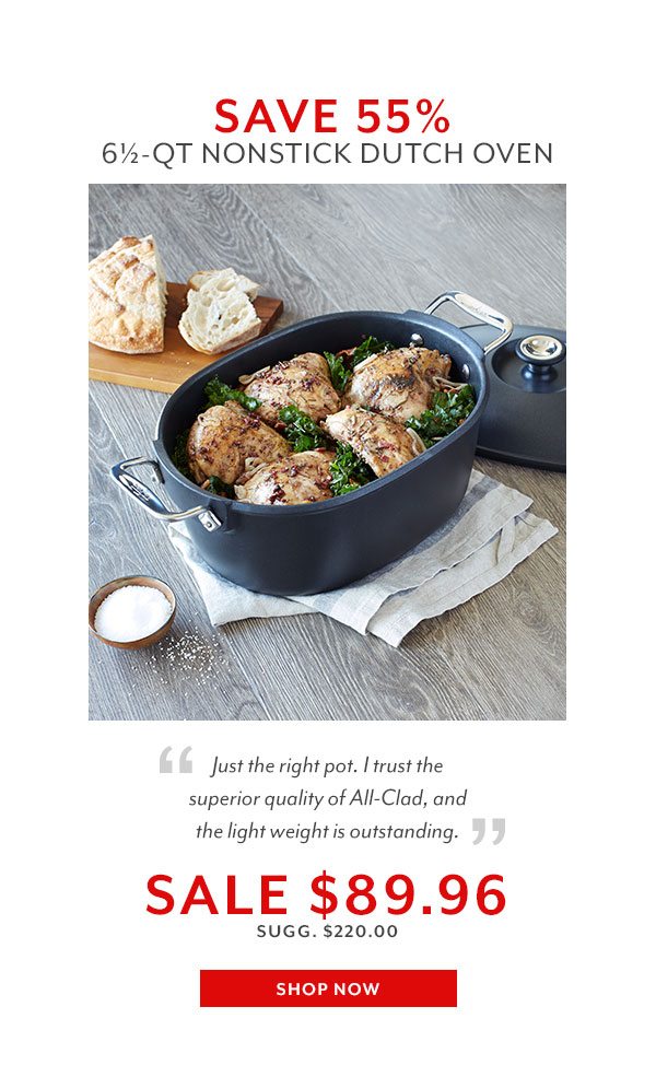 6.5 qt nonstick dutch oven