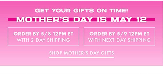 SHOP MOTHER'S DAY GIFTS