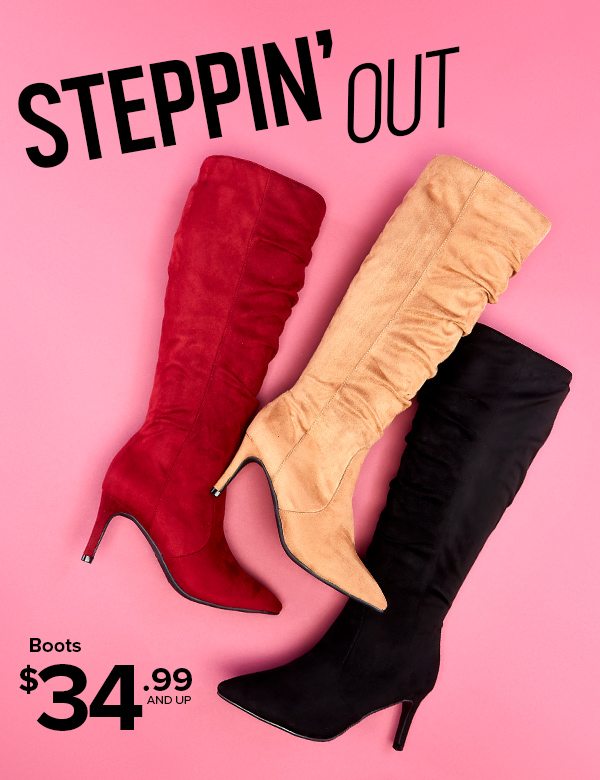 Shop Boots $34.99 and Up