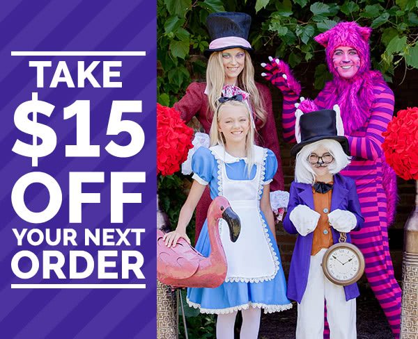 Take $15 off your next order!