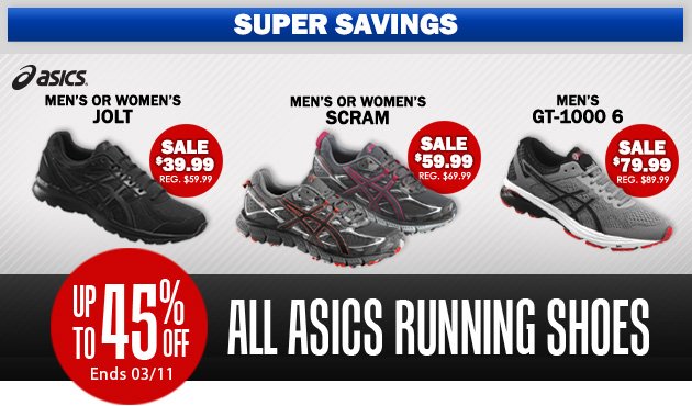 Super Savings | Up to 25% off All ASICS Running Apparel | Ends Sunday, March 11, 2018