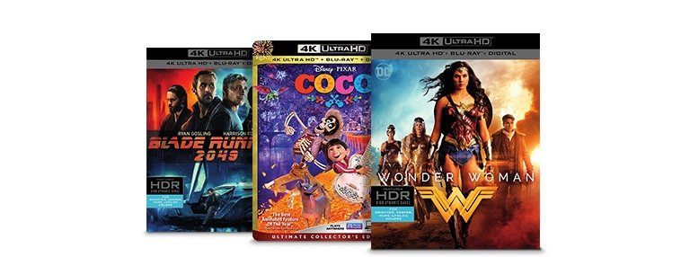  Sale on 4K movies, online only*