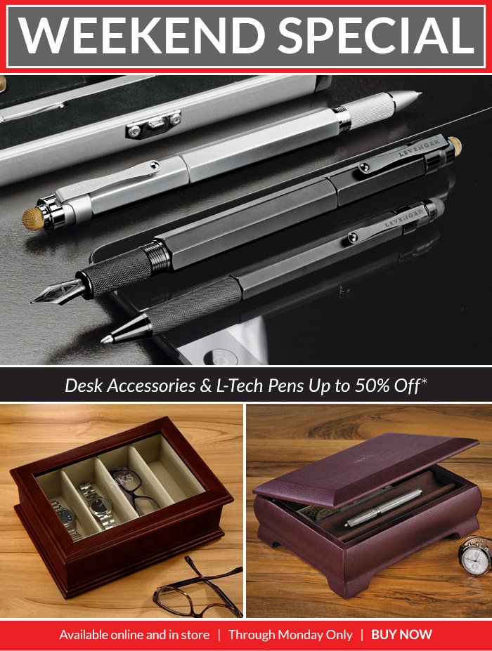 Up To 100 Off Desk Accessories L Tech Pens Levenger Email