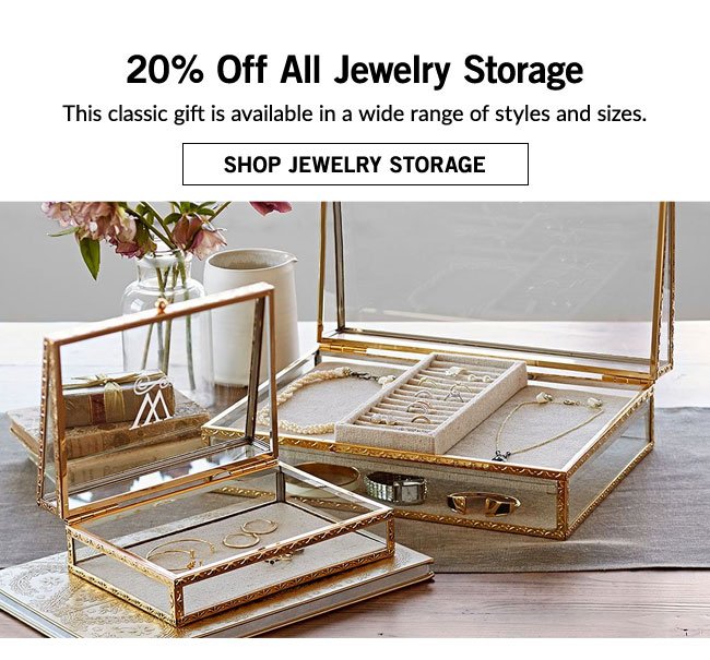 SHOP JEWELRY STORAGE