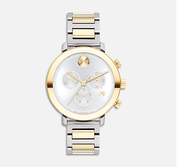 Women's Two-Tone Bold Evolution Chronograph