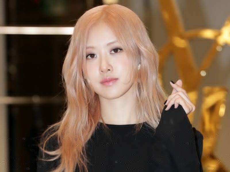 Rose of South Korean girl group BLACKPINK is seen at the 'Saint Laurent' The Hyundai pop-up store opening event at The Hyundai on May 22, 2023 in Seoul, South Korea. 