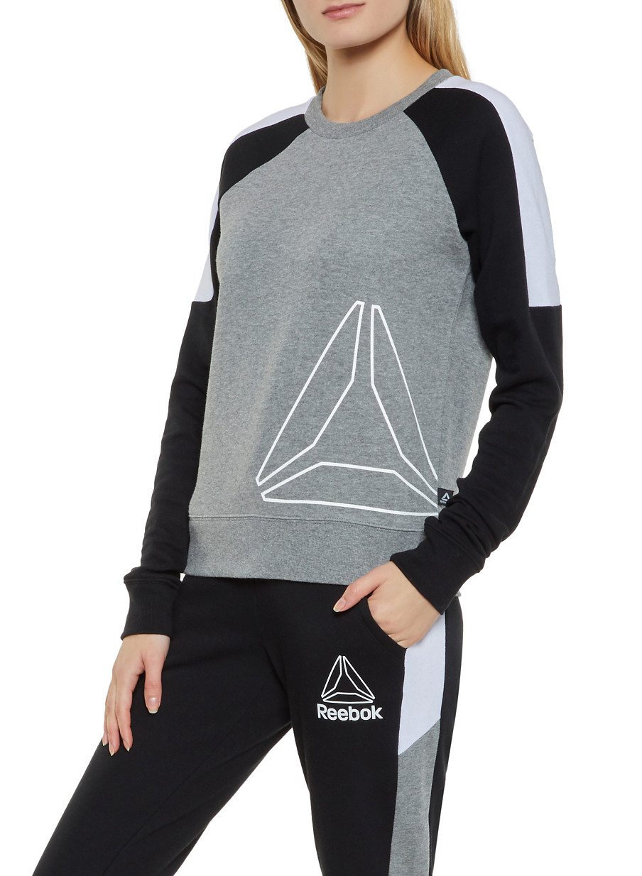 Reebok Long Sleeve Crew Neck Sweatshirt