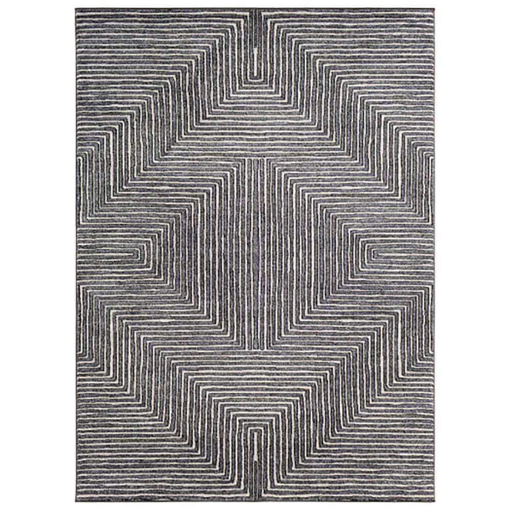 Image of Surya Rug Nepali NPI-2317, Medium Gray/Cream/Black