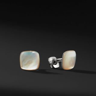Streamline® Collection Cufflinks with Mother-Of-Pearl, 17x17mm