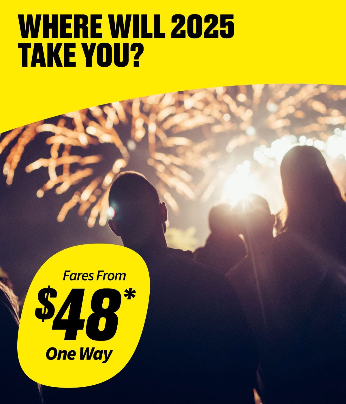 Fares From $48* One Way