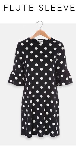 polka dot flute sleeve