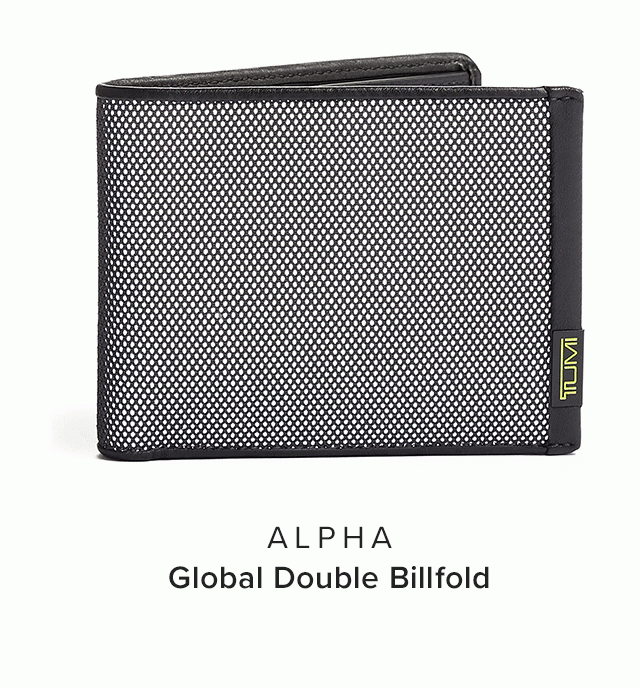 Alpha Global Double Billfold
