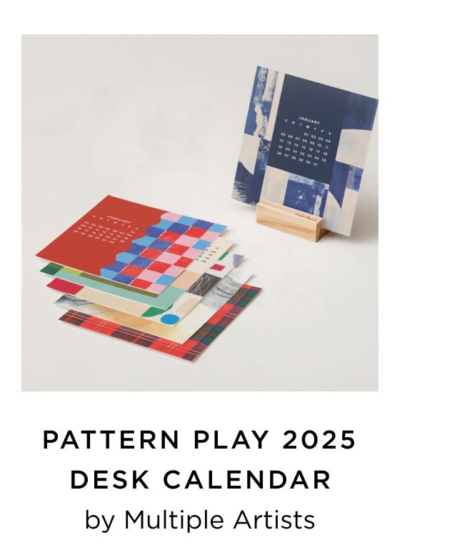 Pattern Play: 2025 Desk Calendar