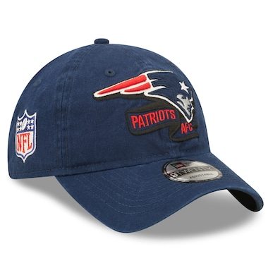 Men's New Era Navy New England Patriots OTC 2022 Sideline 9TWENTY Adjustable Hat