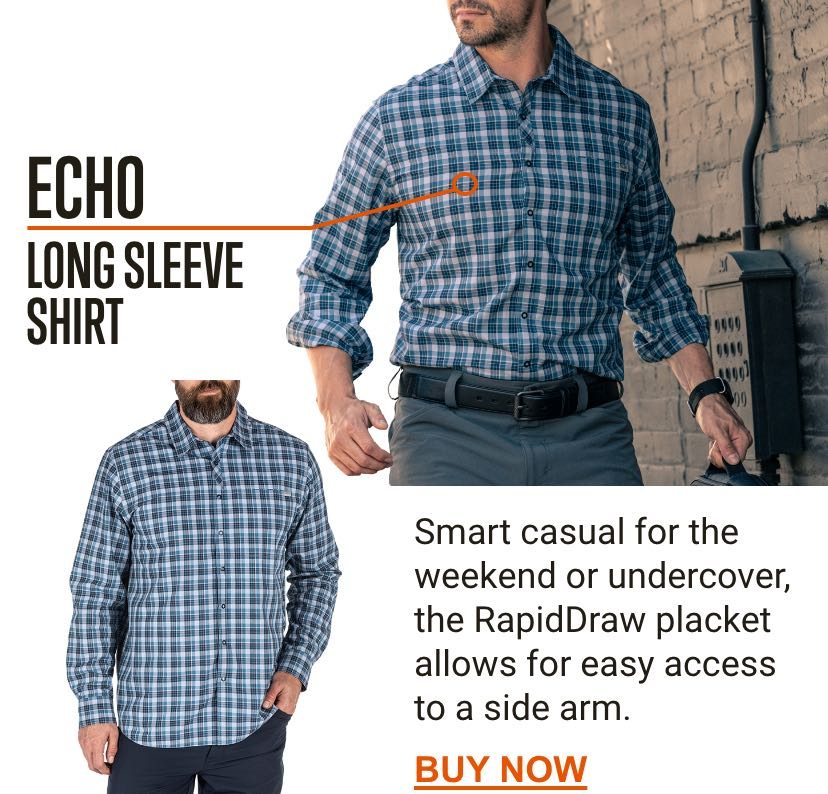 Echo Shirt | Smartly casual for the weekend or undercover