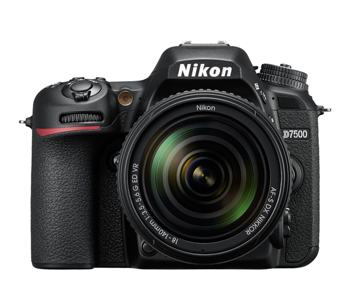 NIKON D7500 W/18-140 VR LENS