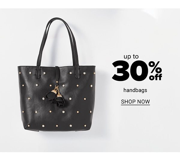 Up to 30% off Handbags - Shop Now