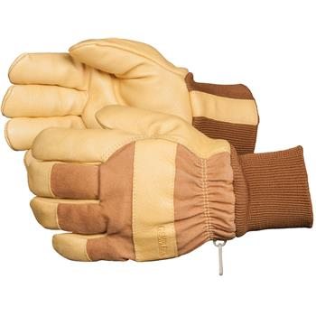 Don't tolerate cold, wet hands on the jobsite - keep warm with these GEMPLER'S insulated pigskin work gloves