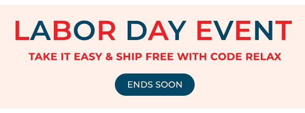 Free Shipping with code RELAX