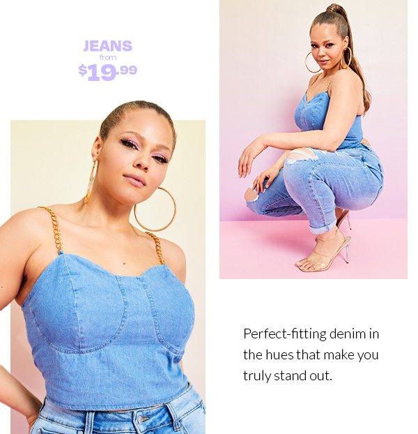 Jeans from $19.99
