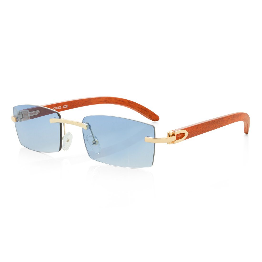 Image of Frameless Rectangle Sunglasses