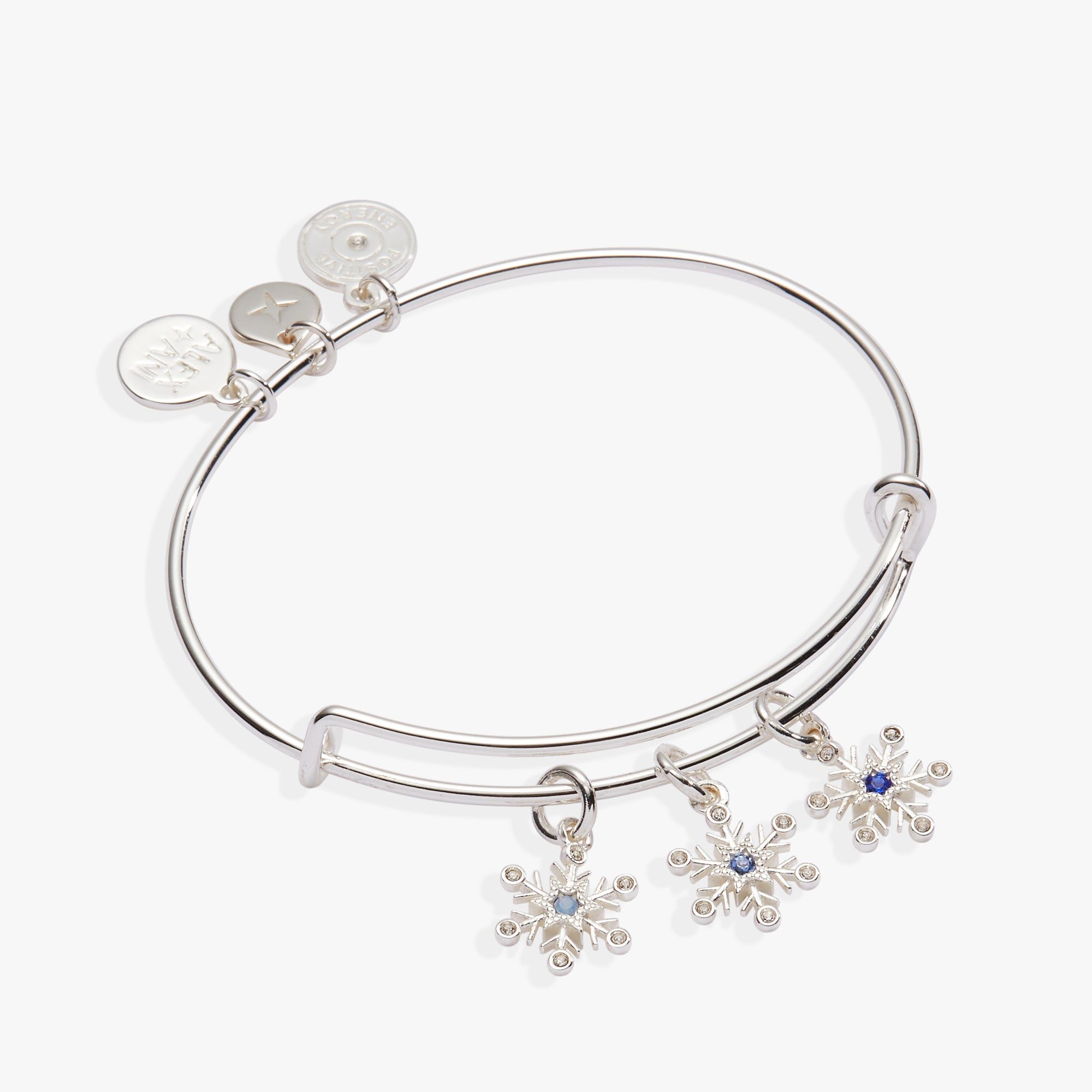 Image of Snowflake Charm Bangle