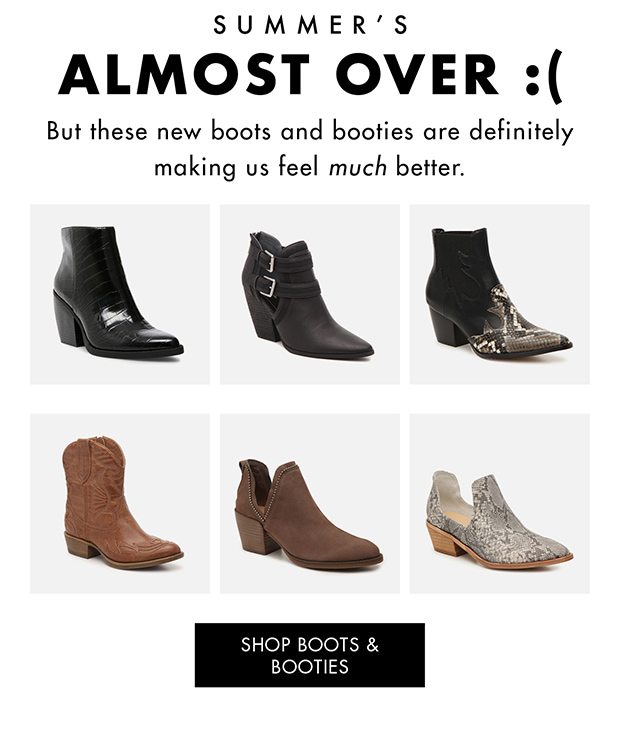 SHOP BOOTS & BOOTIES