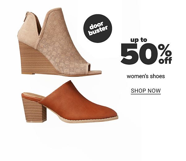 Up to 50% off Women's Shoes - Shop Now