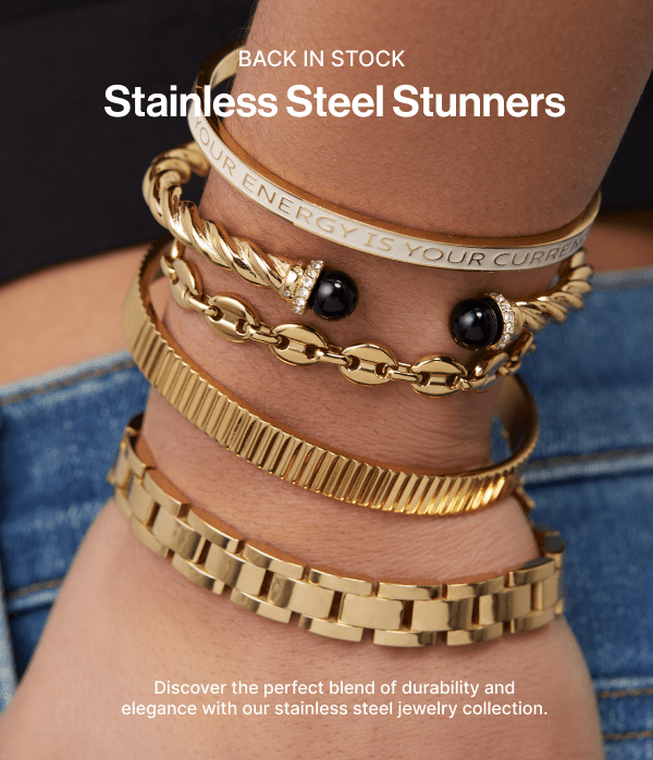 Back in Stock | Stainless Steel Stunners