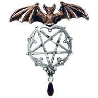 Lamia Reverse Pentacle Necklace