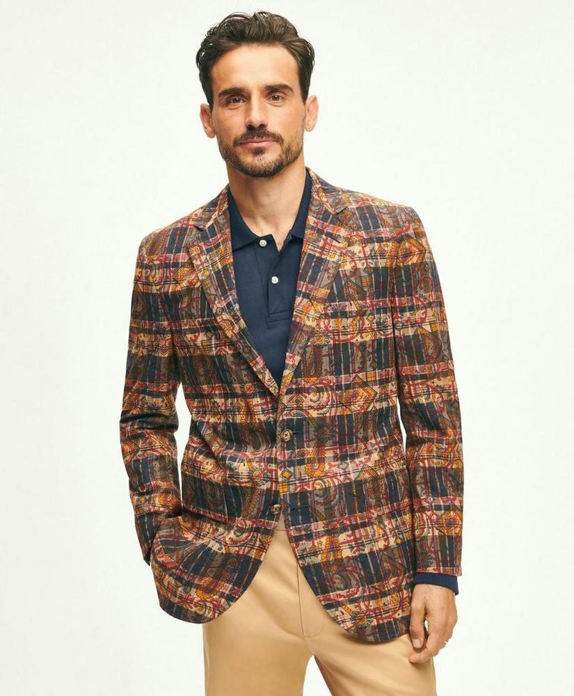 The No. 1 Sack Sport Coat in Cotton Madras, Traditional Fit