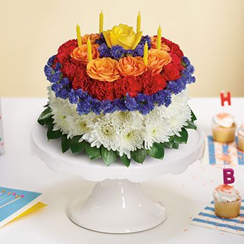 Your Wish Is Granted Birthday Cake Bouquet