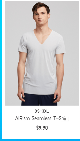 AIRISM SEAMLESS T-SHIRT $9.90