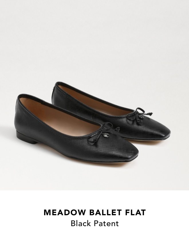 Meadow Ballet Flat (Black Patent)