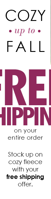 Free shipping on your entire order