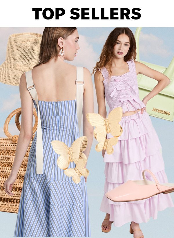 Breezy silhouettes, dreamy pastel hues, woven accents: presenting our most sought-after styles. 