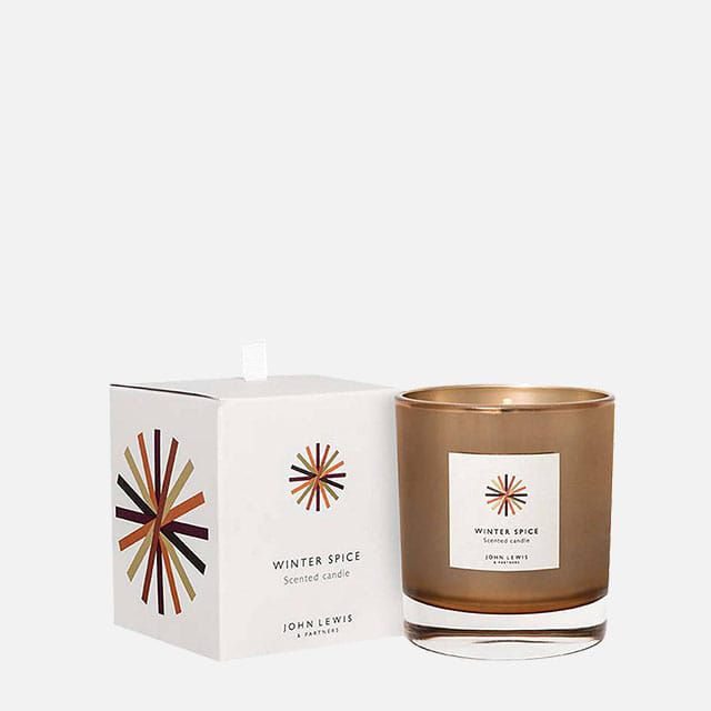 John Lewis & Partners Winter Spice Amber Candle