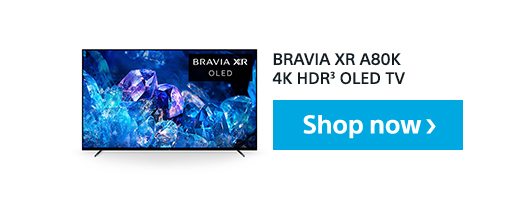 BRAVIA XR A80K 4K HDR³ OLED TV | Shop now