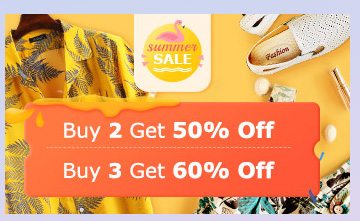 Summer Sale Buy 3 Get 60% OFF