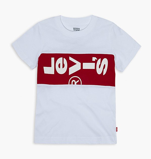 Little Boys Lazy Tab Tee Shirt