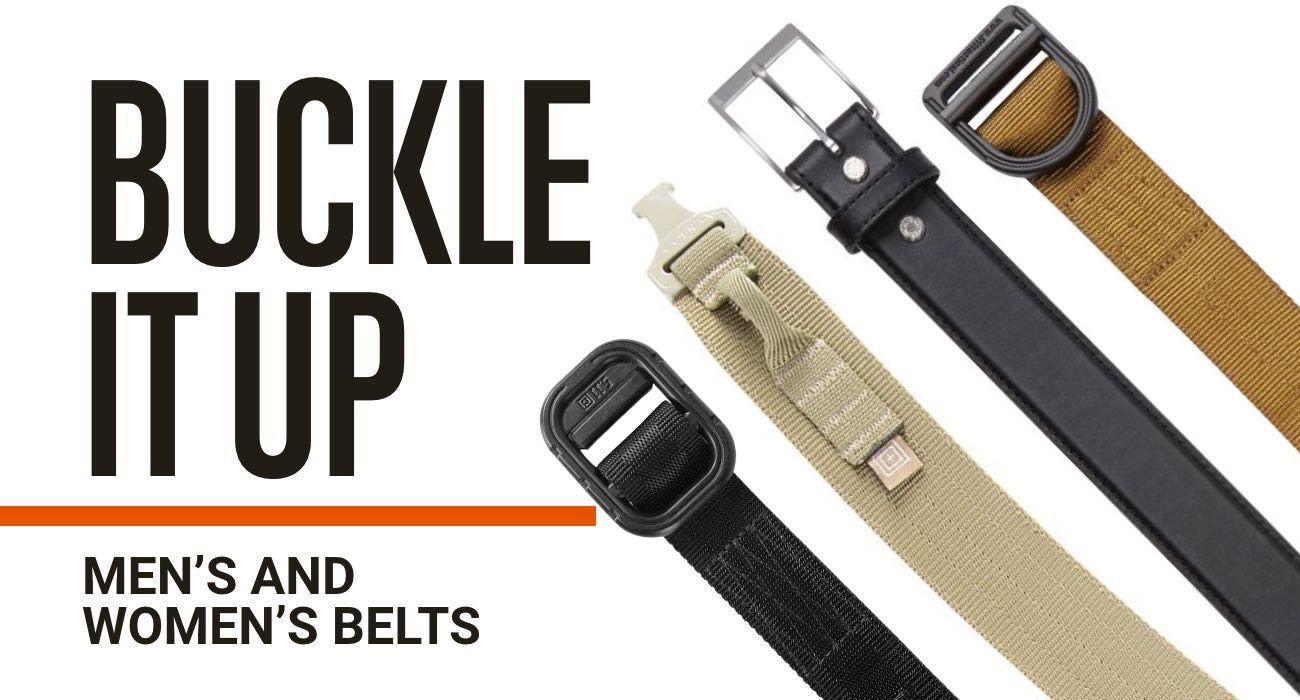 Buckle it up - Men's and Women's Belts