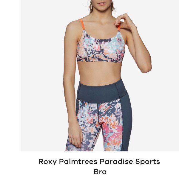 Roxy Palmtrees Paradise Sports Bra