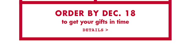 ORDER BY DEC. 18