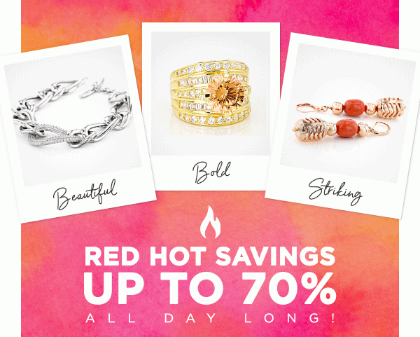 Shop red hot clearance savings up to 70%!