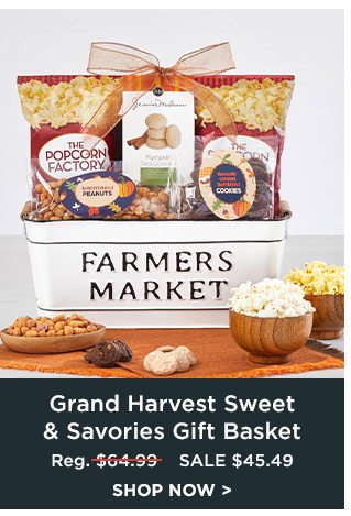 Grand Harvest Sweet & Savories Gift Basket