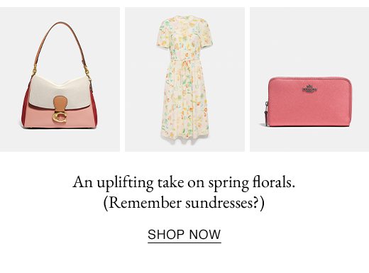 An uplifting take on spring florals. (Remember sundresses?) SHOP NOW