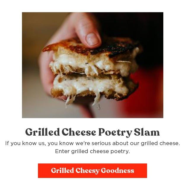 Grilled Cheese Poetry Slam